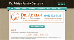 Desktop Screenshot of doctoradriandentist.com